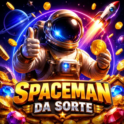 Card do jogo Spaceman com astronauta e multiplicador