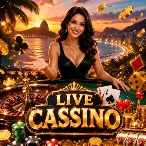 Mesa de cassino ao vivo com crupiê profissional em transmissão HD